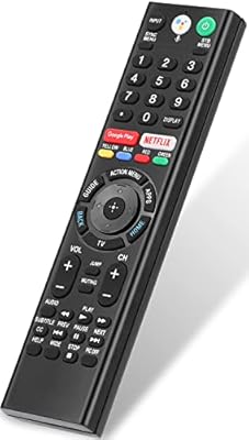 Gvirtue Voice Remote RMF-TX310U for Sony TV, Replacement Control for Sony Bravia Remote, for So-ny Bravia OLED LED 4K 8K UHD Smart Android/Google TV, with Netflix, Google Play Buttons