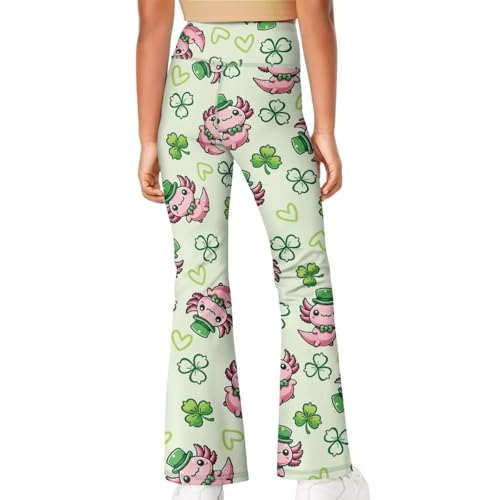 Yoga Pants Girls Unique Girls Bell Bottom St. Patrick's Day Leggings Gym Quick-Drying2