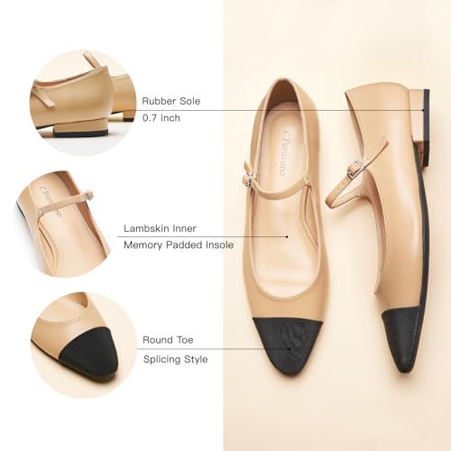 Image of C.Paravano Mary Jane | Women's Flats | Ballet Flats | Mary Jane Shoes | Dressy Flats