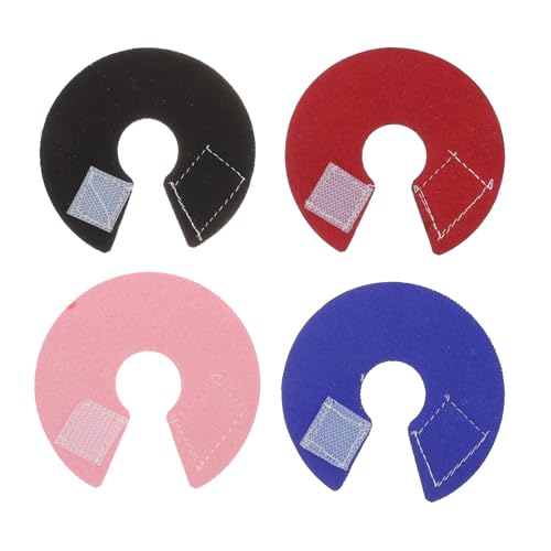 BCOATH 4pcs Parrot Bites Protection Collar Bird Recovery Neckwear Fabric Bird Scratch Collar Comfortable