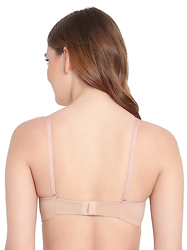 Image of Brachy Women Full Coverage Convertible Straps Non-Wired Padded T-Shirt Bra