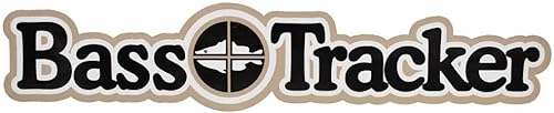 Miniatura 2 de Tracker Boat Bass Tracker Calcomanía Adhesivo negro topo 10 1/4 x 2 pulgadas