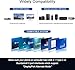 USB C Hub, QGeeM USB 4k to HDMI Adapter, 7 in 1 USB-C Dongle with 100W PD,USB 3.0, Card Reader, Compatible for MacBook iPhone 15/16 Ipad Pro max,Chromebook Laptop USB Type C Dock-Black