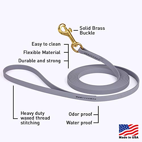 image for Viper Biothane K9 Working Dog Leash Waterproof Lead for Tracking Train