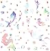 Mermaid Decals Vinyl Wall Decals Girls Wall Decals Girls Bedroom Wall Decor Peel&Stick Mermaid Wall Decals