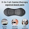2026New 3 in 1 Back Therapy, massaggiatore per la schiena a tripla fusione con calore, vibrazione, sollevamento trazione, massaggiatore elettrico per sciatica a 135°, per schiena e collo, portatile e