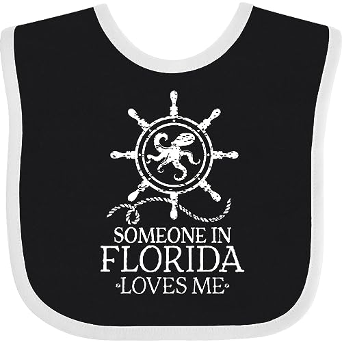 inktastic Someone in Florida Loves Me Baby Bib