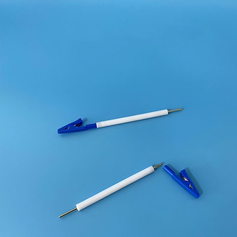 Uchwyt na próbki z zaciskiem elektrodowym do eksperymentów elektrochemicznych, pręt 8x80mm, niebrudzący, 1 szt.(5mm)