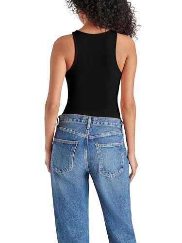 Image of Steve Madden Apparel Women's NICO Bodysuit, Black, X-Large