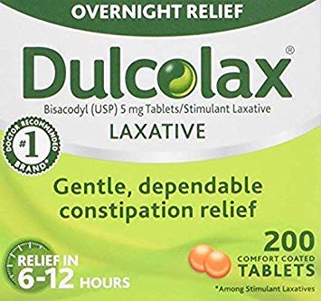 DulcolaxLaxative 200 Tablet (1 Pack)