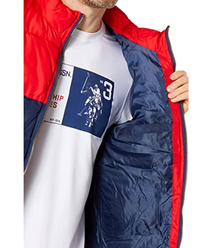 Image of U.S. POLO ASSN. Color-Block Puffer Vest