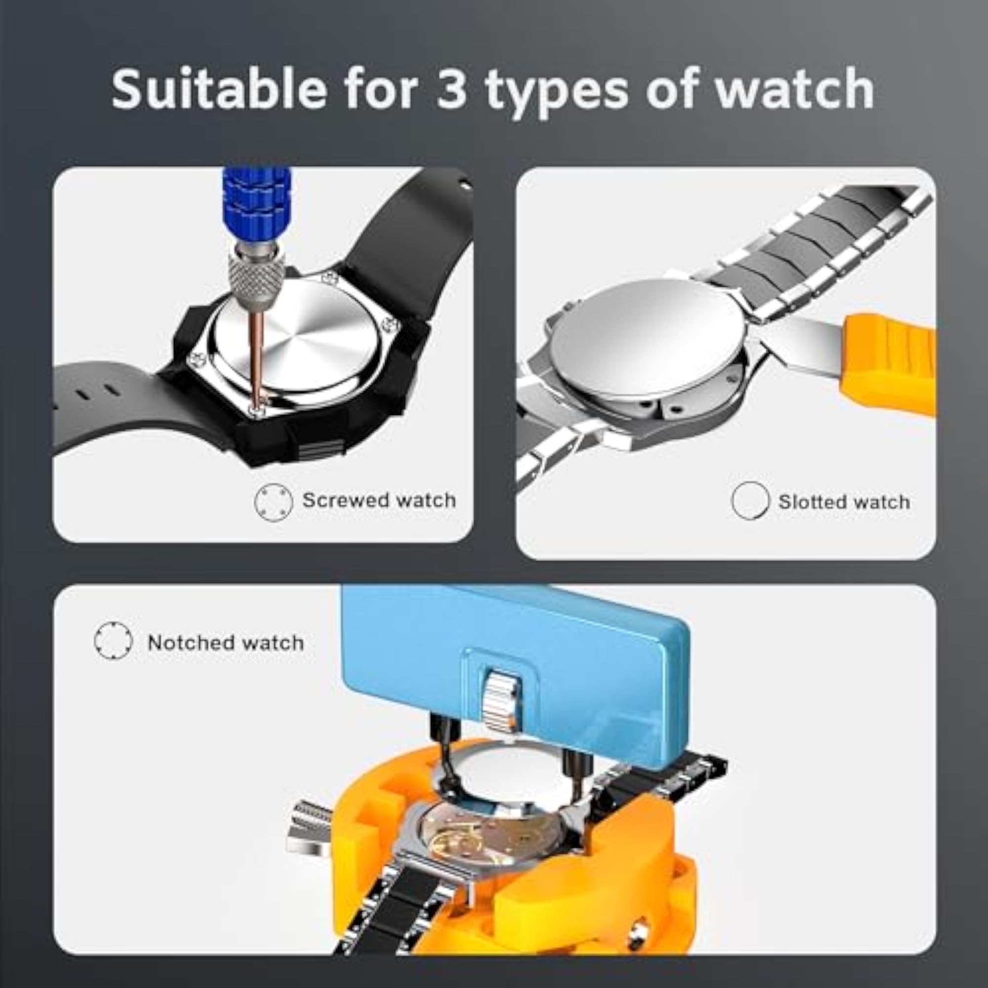 Comprehensive Watch Repair Kit for Maintenance