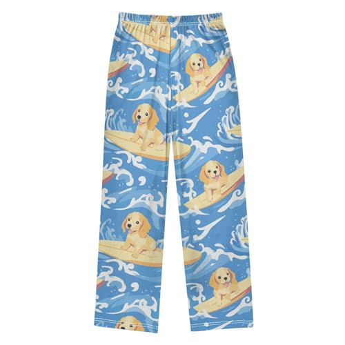 Surf Puppies Boys Pants Boys Athletic Pants Long Pant for Boywith Pockets Wide-Leg Size 6-14Y2
