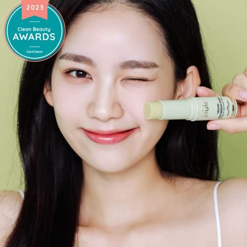 Petite Pluie Vegan Face Serum Stick (0.35 Oz) With Green Tea Extract, Collagen, And Aloe Vera For Anti-Aging & Moisturizing, Made In Korea #TOP1