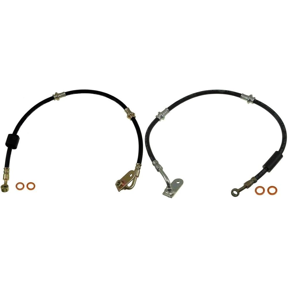 Amazon.com: AUTO DN 2X Brake Hose Front Brake Line Assembly
