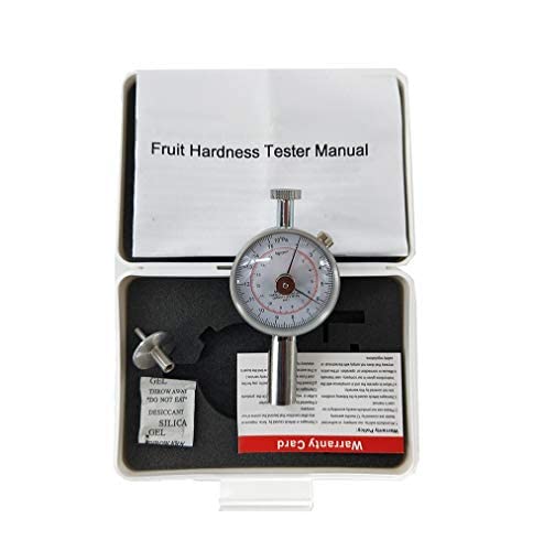 Handheld Fruit Hardness Tester Meter Pointer Type Fruit Penetrometer Fruit Sclerometer with Measuring Range 2 to 15kg/cm 2 (x10 5pa)