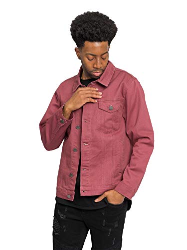 Image of VICTORIOUS Men's Distressed Denim Jacket