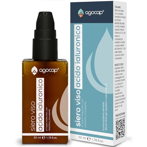 Ácido hialurónico para el rostro - Sérum facial con vitamina C, retinol facial y vitamina D. Suero facial ácido hialurónico, antiarrugas 50 ml, ideal para tu rutina de cuidado de la piel. Ácido