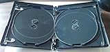 Black NEW! 10 PK 15mm VIVA ELITE Blu-Ray Replace Case Hold 4 Discs (4 Tray)
