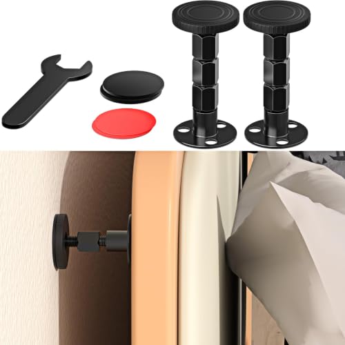 MERDTTES Adjustable Threaded Bed Frame Anti-Shake Tool, 2 Pack, 30-105 mm