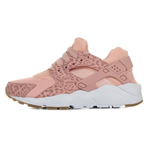 Nike Huarache Run Se (Gs) Girl's Shoes Size 5, Color: Crl/White