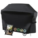 BBQ Cover,Barbecue Covers,BBQ Covers Waterproof Heavy Duty Large,Barbecue Cover,BBQ Covers-Oxford Fabric Waterproof, Windproof, Rip-Proof& UV Resistant (145x61x117CM)