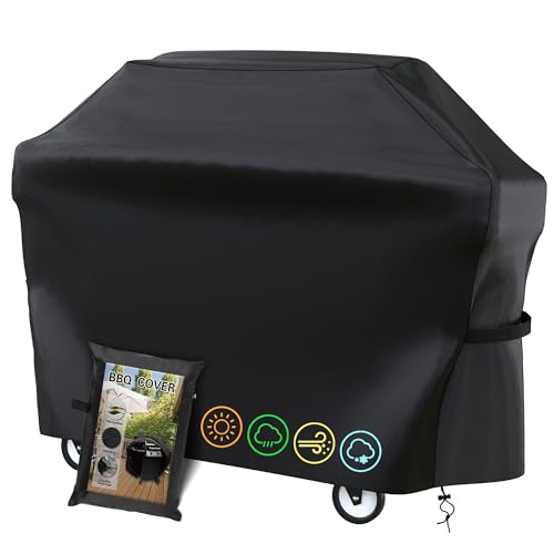 Grillabdeckung,Grillabdeckung Wetterfest,Grill Abdeckhaube,Grillabdeckung Gasgrill,Gasgrill Abdeckung,Abdeckplane Grill,Wasserdicht,Winddicht,UV-Beständiges,Reißfest Grill abdeckhaube (145 x61 x117)