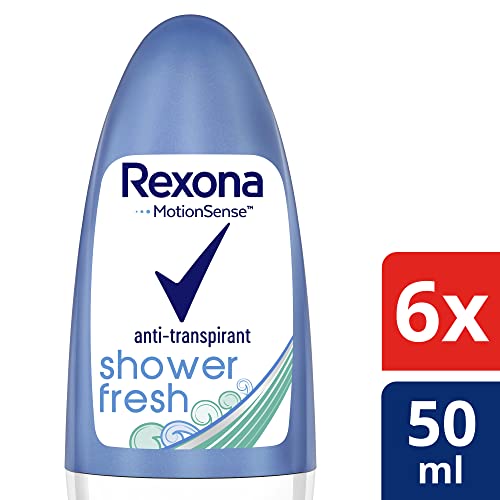 Deo-Roller Damen Rexona MotionSense Shower Fresh 50 ml im 6er-Pack