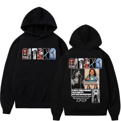 JYKJUEDZ Sudadera con Capucha Informal de algodón Puro Hombre y Mujer con la Gira del álbum Musical de la Cantante Aitana otoño/Invierno.