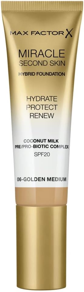 Miracle Touch Second Skin Found.spf20 #6-golden Medium 30 Ml
