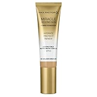 Vista 1 de Max Factor Miracle Touch Second Skin Found.spf20 #6-golden Medio 30 Ml