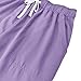 Scrubs for Men Set 2026 Spring Summer Uniform Stretchy V-Neck Scrub Top & Cargo Pant with Multi Pockets Work Uniforms (Light Purple,X-Large)