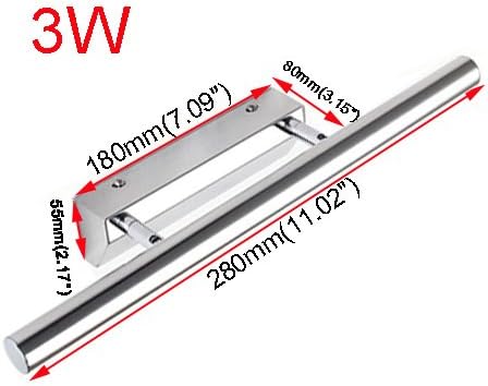3W 12-LED SMD 5050 Wall Sconce Light Fixture Bulb Mirror Front Pic...