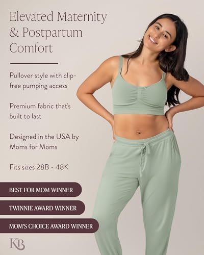 Kindred Bravely Sublime Lounge & Sleep Pumping Bra | Pumping & Nursing Sleep Bra (Black,Large-Super Busty)3