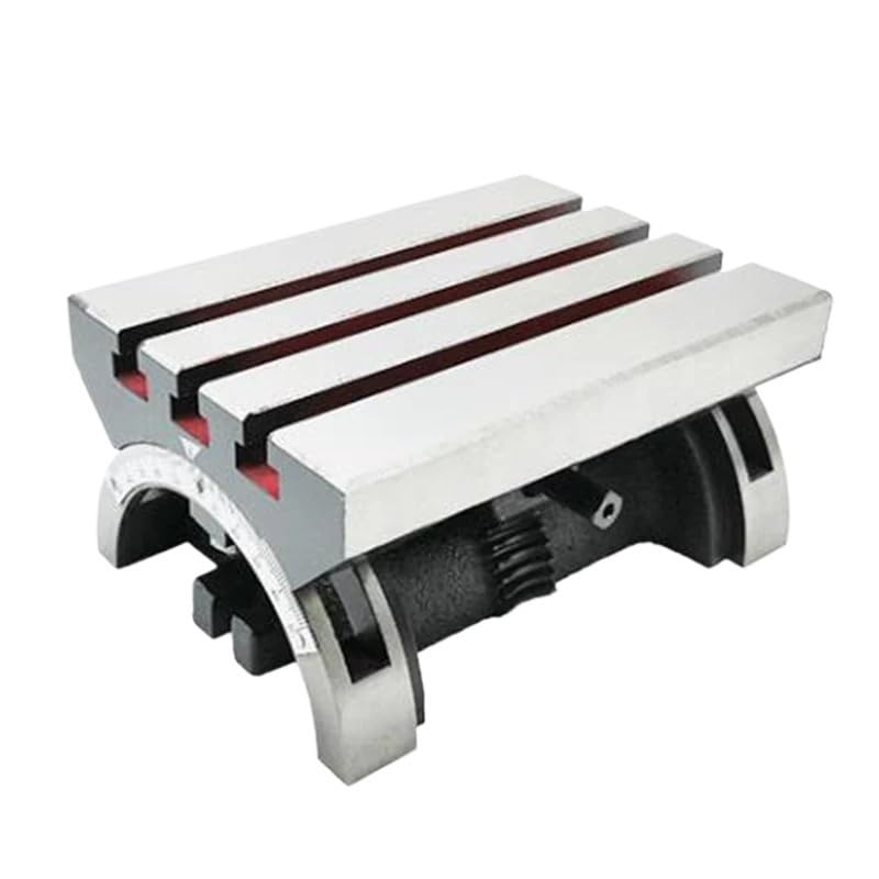 Mesa de trabajo angular 7 pulgadas for fresadora, con ángulo ajustable, inclinable y giratoria carpintería