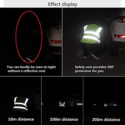 Tydon Guardian Colete refletivo de segurança para mulheres e homens de alta visibilidade com bolso z