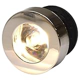 Pontoon Boat Flush Mount Docking Light M051B-SS | HELO1 12V White