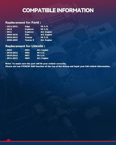 Image of KAX Alternator New 11271N for 2011-2012 Explorer, 2010-2012 Taurus, 2011-2013 MKX, 2009-2010 Flex, 2009-2012 MKS, 2008-2009 Taurus X Compatible with 11271N 12V 175Amp CW 6-Groove Pulley