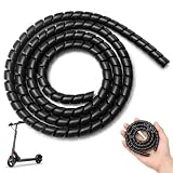 Guaina Elettrica Resistente Protegge Cavo, Guaina Spirale Protezione Cavo 100 Cm in PU Flessibile, per Xiaomi M365 Pro 2 1S per Ninebot, Nessuno Strumento Richiesto, Basta Installare E Usare.