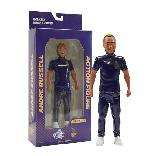 Image of Action Figure, 7 Inch Andre Russell | IPL Edition, 360 Rotatable Head, For Fans & Collectors