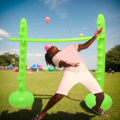 Bâton Sauteur Gonflable d'Été - Jeu Interactif Portable pour l'Extérieur