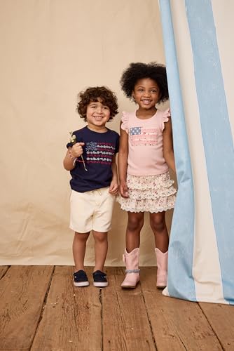 Image of Gymboree Girls' and Toddler Flutter Sleeve T-Shirt