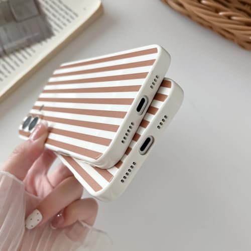 Coque iPhone 16 souple antichoc fine esthétique marron - 5