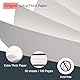 STATIONERY ISLAND A4 Skizzenbuch, 200 g/m² Dickes Papier, Spiralgebundener Zeichenbuch A4 Hardcover, Skizzenblock zum Skizzieren, Illustration, Porträt, 50 Blatt/100 Seiten