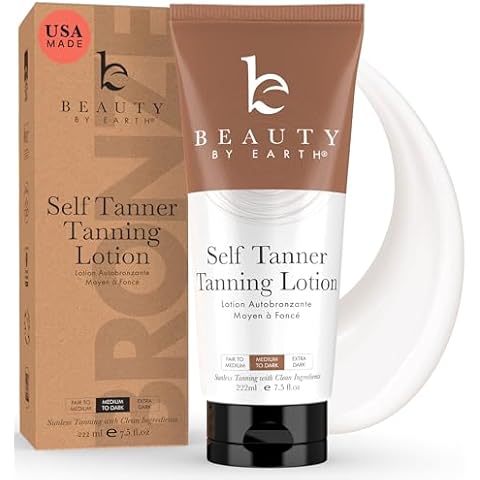 Beauty by Earth Self Tanner Tanning Lotion Cover