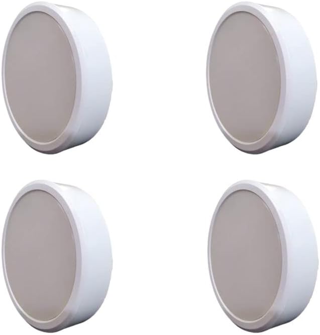 Swift Lite LED Light Pack of โ 4, 8 Watts โ Surface Round Panel Light - WW (P4 - WW - 8W SRPL)