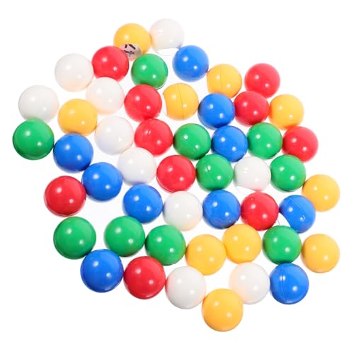 Boules de loto numérotées colorées en PP BESPORTBLE (lot de 50)