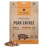 Vital Essentials Freeze Dried Cat Food, Raw Pork Crunchy Mini Nibs | Complete Meal or Topper | 96% Pork, Organs & Bone | Limited Ingredient, High Protein, Grain Free Dry Cat Food | 12 oz Bag