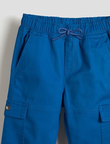 Image of Amazon Brand - Symbol Boy's Cotton Cargo Jogger | Elasticated Waistband and Cuff | Stretchable | Age 2-14 Years