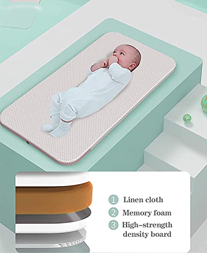 Berço de cabeceira portátil berço dobrável dorminhoco para bebê na cama 0-24 meses Inclui estojo de